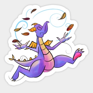 Leaping Figment Sticker